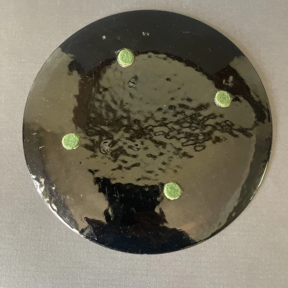 Vitnage MCM Midcentury Modern Enamel on Copper Angelfish Fish Catch All Dish 60s